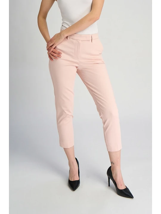 Zdjęcie produktu Marks & Spencer Spodnie chino w kolorze jasnoróżowym rozmiar: 44
