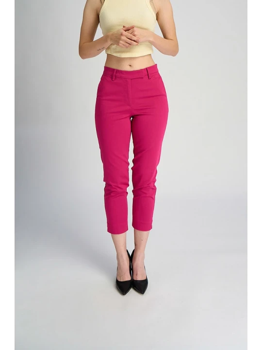 Zdjęcie produktu Marks & Spencer Spodnie chino w kolorze różowym rozmiar: 38