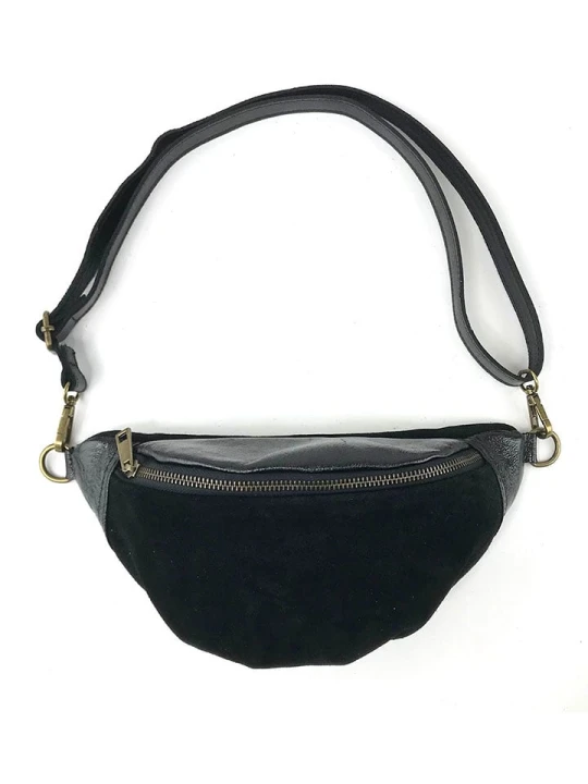 Zdjęcie produktu Marlon Skórzana saszetka w kolorze czarnym - 29 x 13 x 8 cm rozmiar: onesize