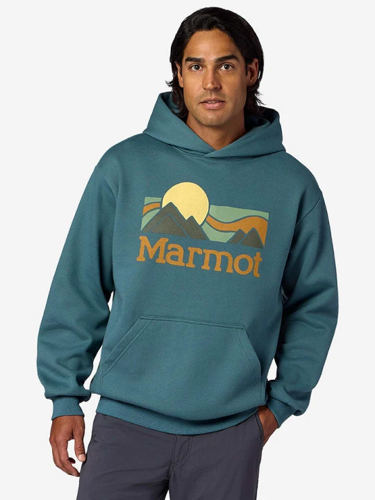 Zdjęcie produktu Marmot Bluza "Coastal" w kolorze niebiesko-zielonym rozmiar: XXL