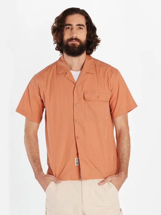 Zdjęcie produktu Marmot Koszula funkcyjna "Muir Camp" w kolorze pomarańczowym rozmiar: M