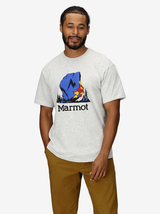 Zdjęcie produktu Marmot Koszulka "Bouldering Marty" w kolorze białym rozmiar: S
