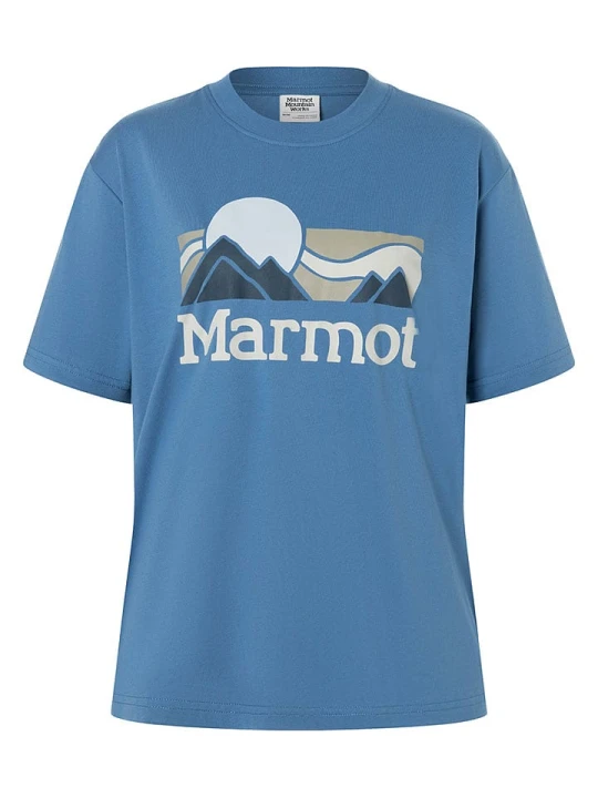 Zdjęcie produktu Marmot Koszulka "Coastal" w kolorze niebieskim rozmiar: M