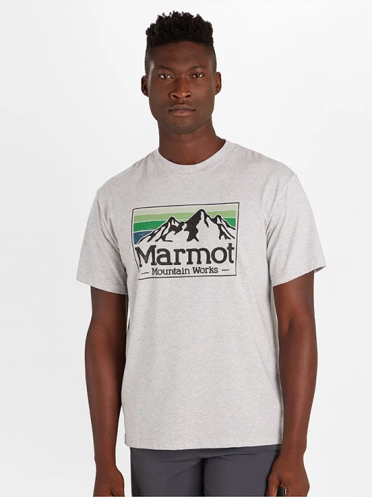 Zdjęcie produktu Marmot Koszulka "Gradient" w kolorze szarym rozmiar: S