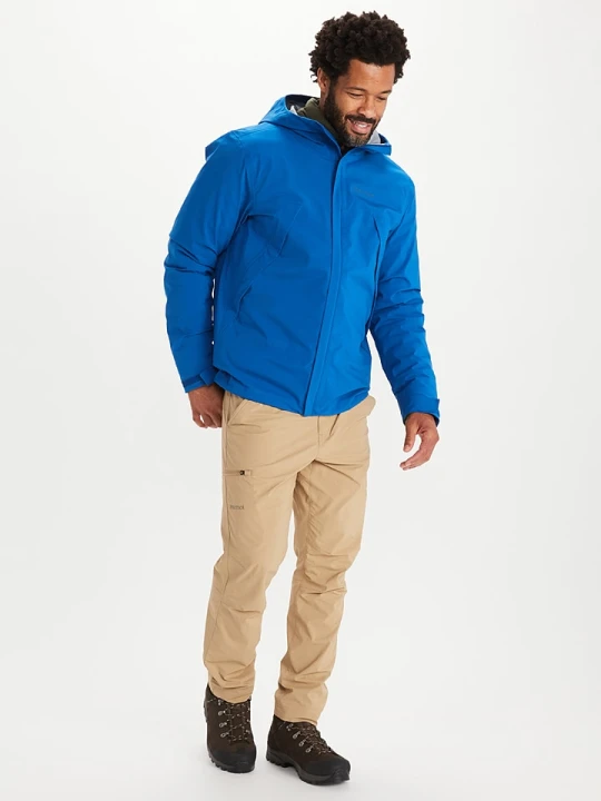 Zdjęcie produktu Marmot Kurtka funkcyjna "PreCip Eco Pro" w kolorze niebieskim rozmiar: S