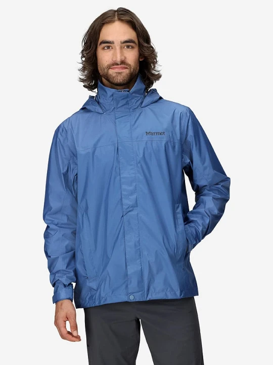 Zdjęcie produktu Marmot Kurtka funkcyjna "PreCip Eco" w kolorze niebieskim rozmiar: L