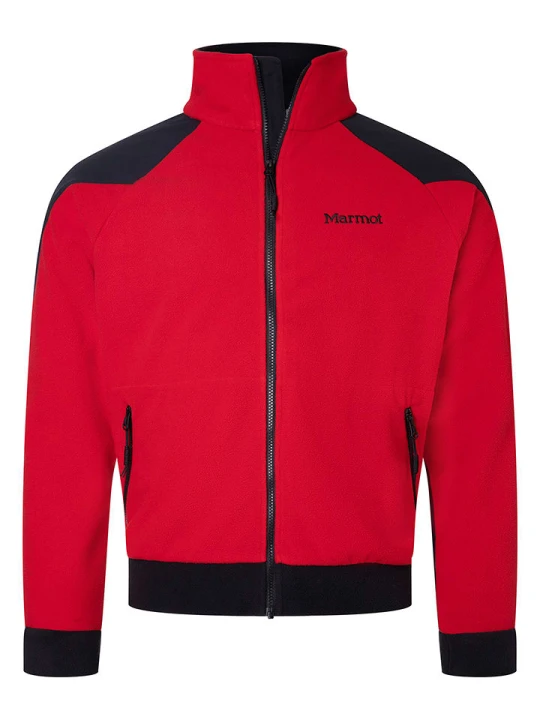 Zdjęcie produktu Marmot Kurtka polarowa "Alpinist" w kolorze czerwono-czarnym rozmiar: XS