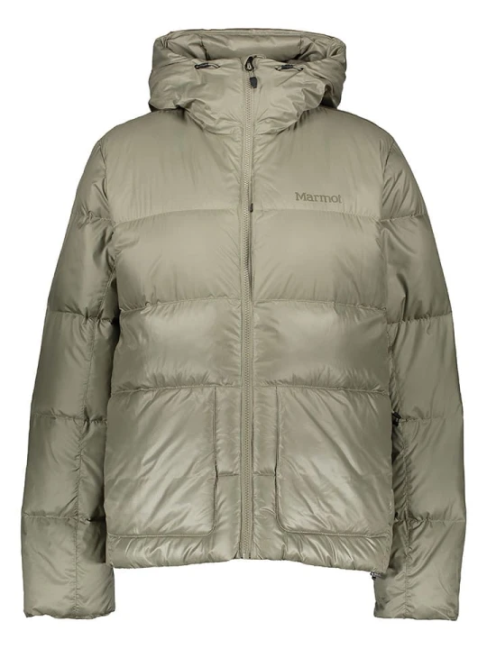 Zdjęcie produktu Marmot Kurtka puchowa "Guides" w kolorze khaki rozmiar: M