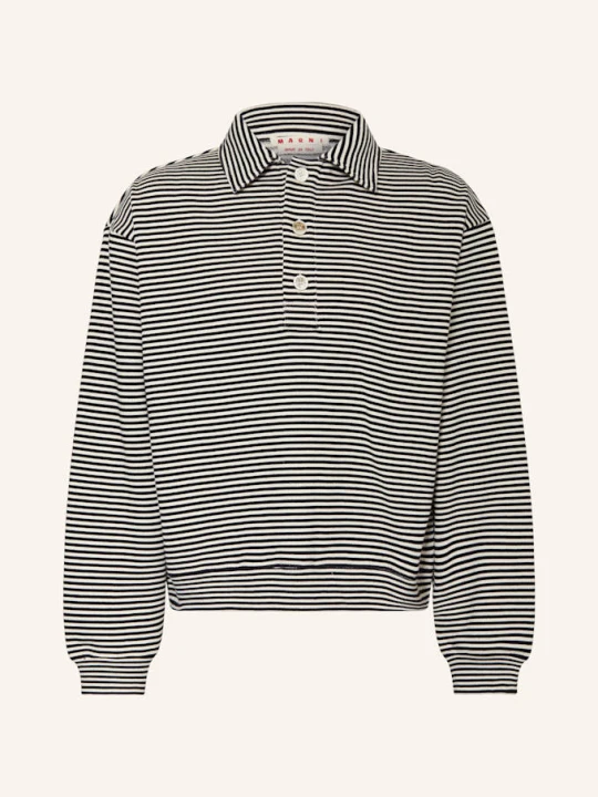 Zdjęcie produktu Marni Koszulka Polo Z Materiału Dresowego schwarz