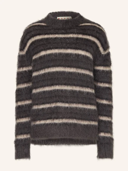 Zdjęcie produktu Marni Moherowy Sweter grau szary