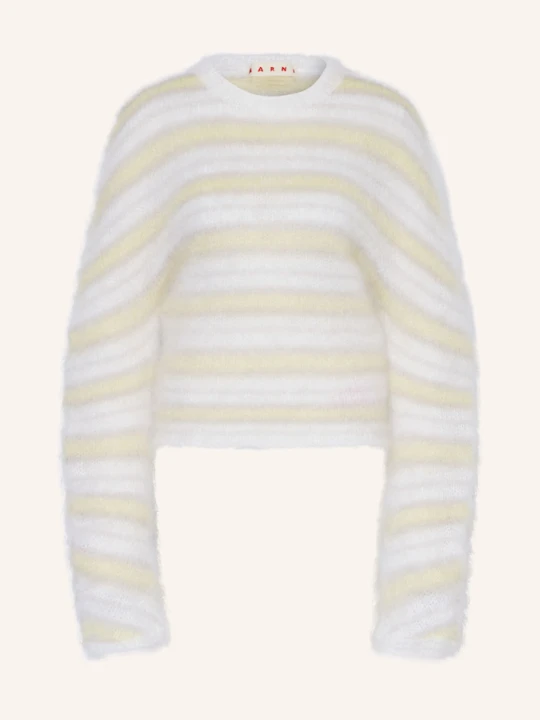 Zdjęcie produktu Marni Moherowy Sweter weiss biały