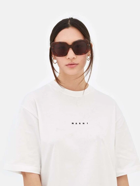 Zdjęcie produktu Marni okulary przeciwsłoneczne Jellyfish Lake Blonde brązowy