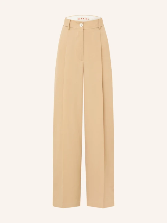 Zdjęcie produktu Marni Spodnie Marlena beige JASNOBRĄZOWY