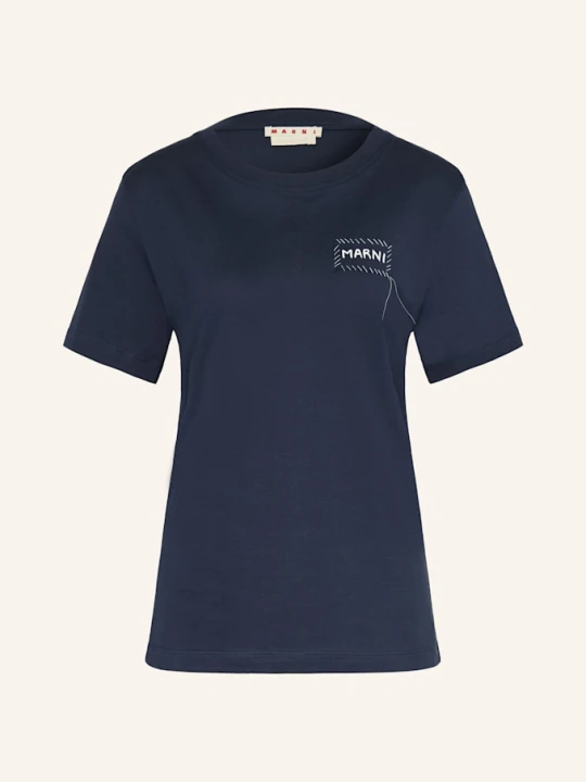 Zdjęcie produktu Marni T-Shirt blau GRANATOWY