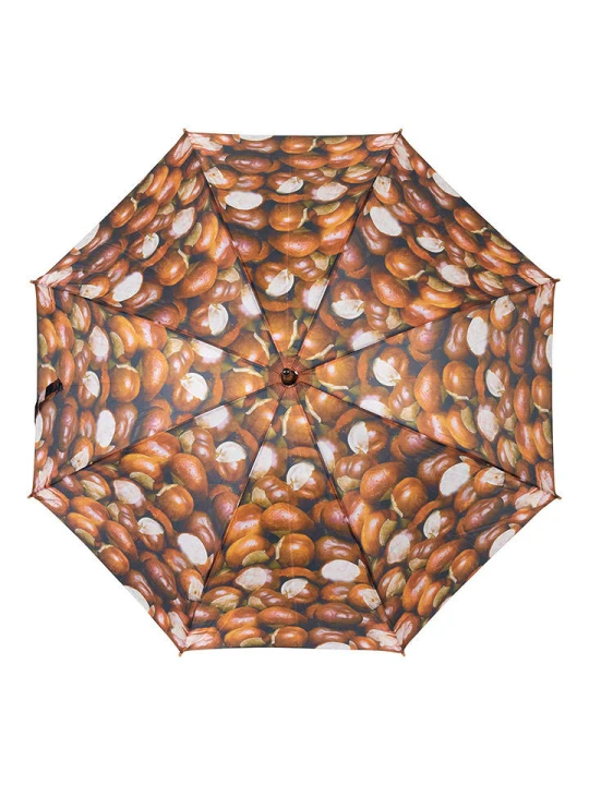 Zdjęcie produktu Mars & More Parasol "Chestnut" w kolorze jasnobrązowym - Ø 105 cm rozmiar: onesize