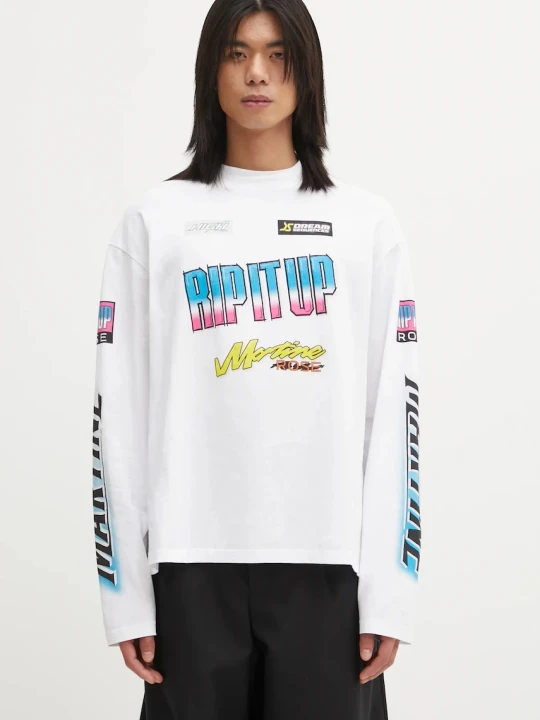 Zdjęcie produktu Martine Rose longsleeve bawełniany Funnel Neck