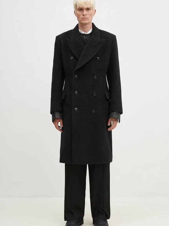 Zdjęcie produktu Martine Rose płaszcz wełniany Double Breasted Shirt Overcoat