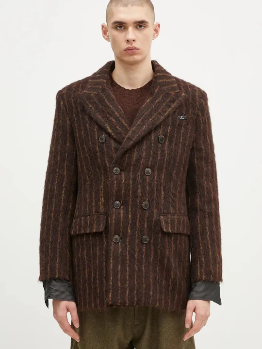 Zdjęcie produktu Martine Rose płaszcz wełniany Double Breasted Short Coat
