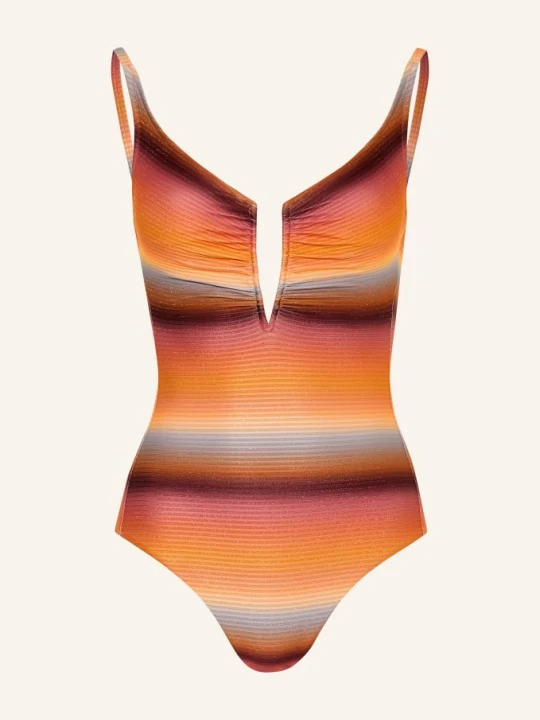 Zdjęcie produktu Maryan Mehlhorn Strój Kąpielowy Sundrenched Z Brokatową Przędzą orange