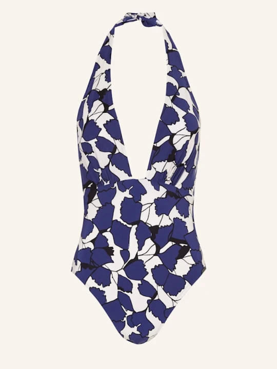 Zdjęcie produktu Maryan Mehlhorn Strój Kąpielowy Wiązany Na Szyi Blue Leaves blau