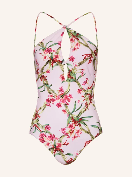 Zdjęcie produktu Maryan Mehlhorn Strój Kąpielowy Z Dekoltem High Neck Botanique pink
