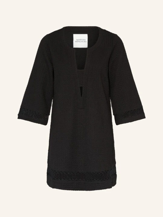 Zdjęcie produktu Maryan Mehlhorn Sukienka Plażowa Z Rękawami 3 / 4 schwarz CZARNY