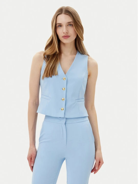 Zdjęcie produktu Maryley Kamizelka 25EB128 / 43MA Błękitny Regular Fit Niebieski jasny