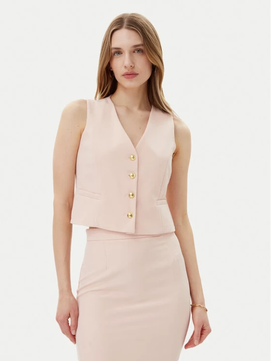 Zdjęcie produktu Maryley Kamizelka 25EB128 / 43PY Różowy Regular Fit