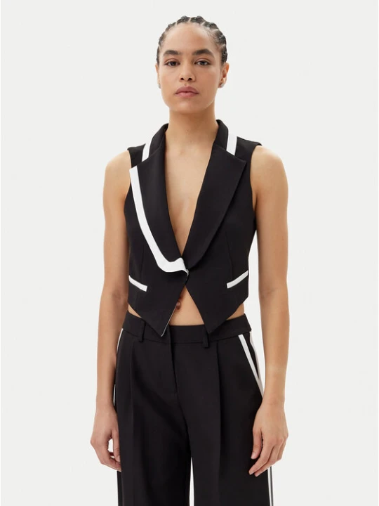 Zdjęcie produktu Maryley Kamizelka 25EB190 / 43NB Czarny Regular Fit