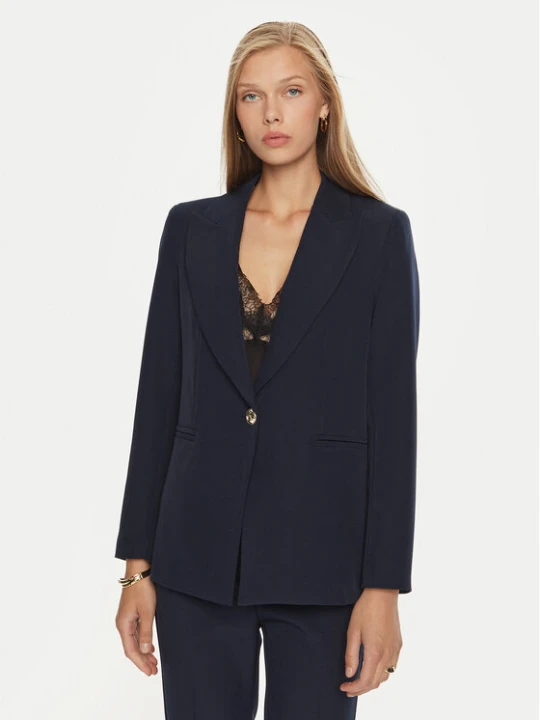 Zdjęcie produktu Maryley Marynarka 24IB187/M05 Granatowy Regular Fit