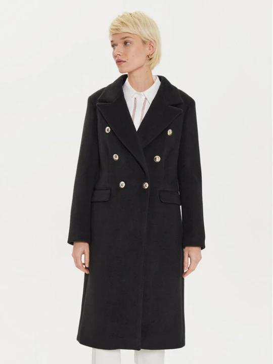 Zdjęcie produktu Maryley Płaszcz przejściowy 24IB810 / 15NE Czarny Regular Fit