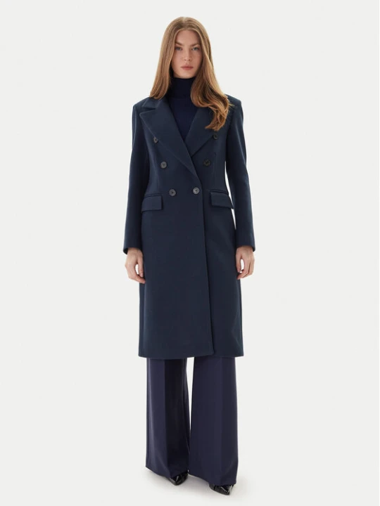 Zdjęcie produktu Maryley Płaszcz przejściowy 25IB807 / 01BL Granatowy Regular Fit