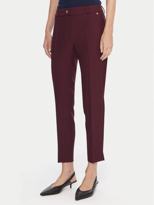 Zdjęcie produktu Maryley Spodnie damskie 25IB52Z / M17 / 43BU Bordowy Regular Fit