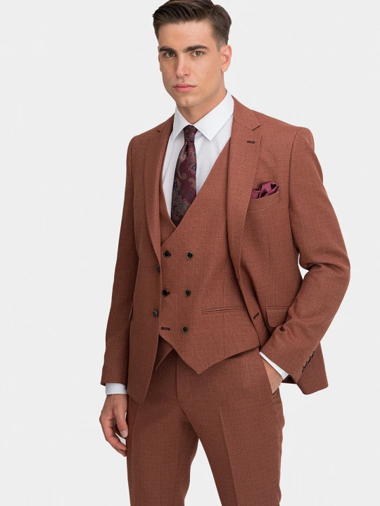 Zdjęcie produktu Marynarka BRUNO 05040A35LSA Giacomo Conti pomaranczowy