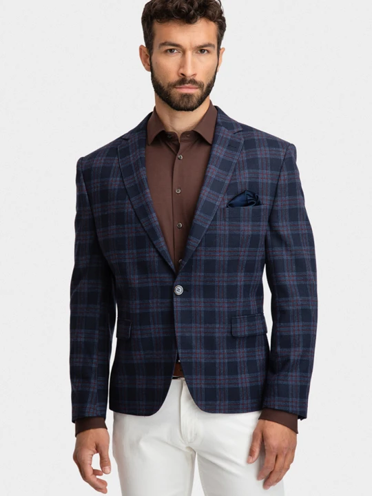 Zdjęcie produktu Marynarka_C OTTAVIANO 01012B75KSA Giacomo Conti granatowy