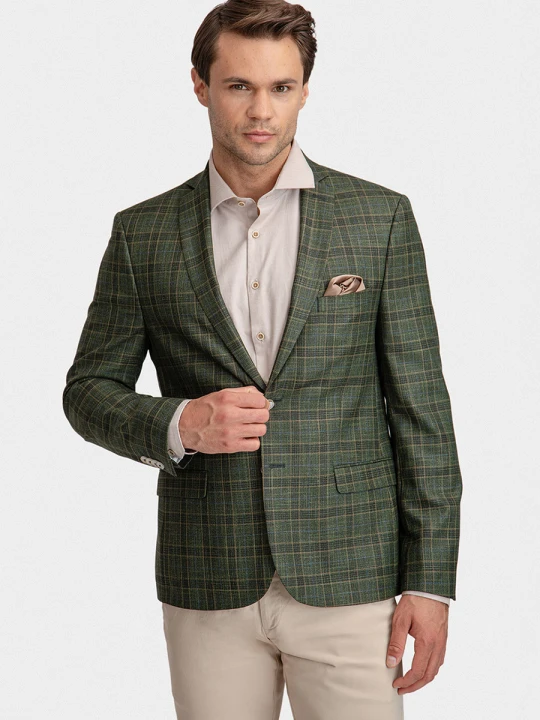 Zdjęcie produktu Marynarka C ROMANO 01048B60KCA Giacomo Conti zielony