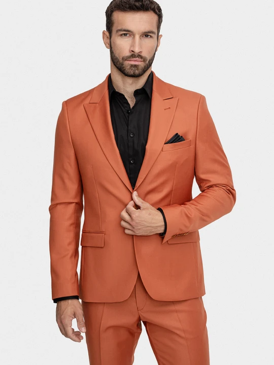 Zdjęcie produktu Marynarka CHALRES 03073C35GSA Giacomo Conti pomaranczowy