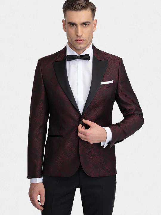 Zdjęcie produktu Marynarka CHARLES 03095D55DSA Giacomo Conti bordowy