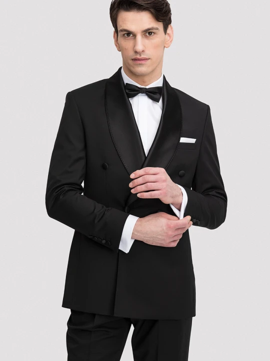 Zdjęcie produktu Marynarka CONNOR 4006D90GSA Giacomo Conti czarny