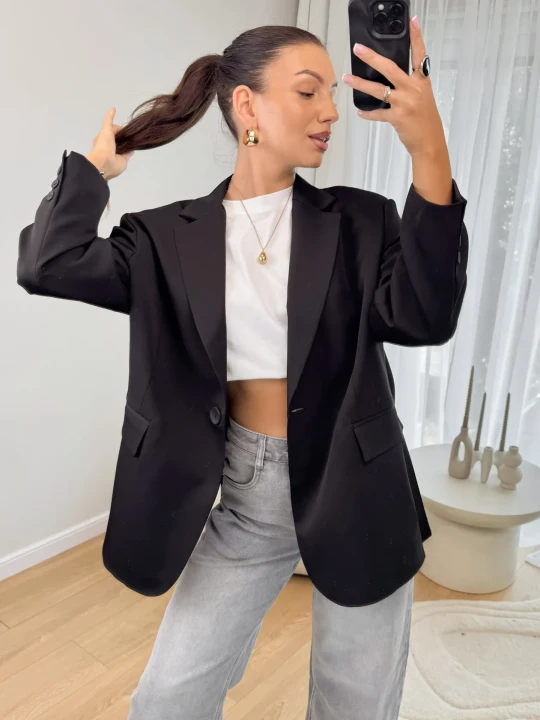 Zdjęcie produktu Marynarka Czarna Elle ClothStore