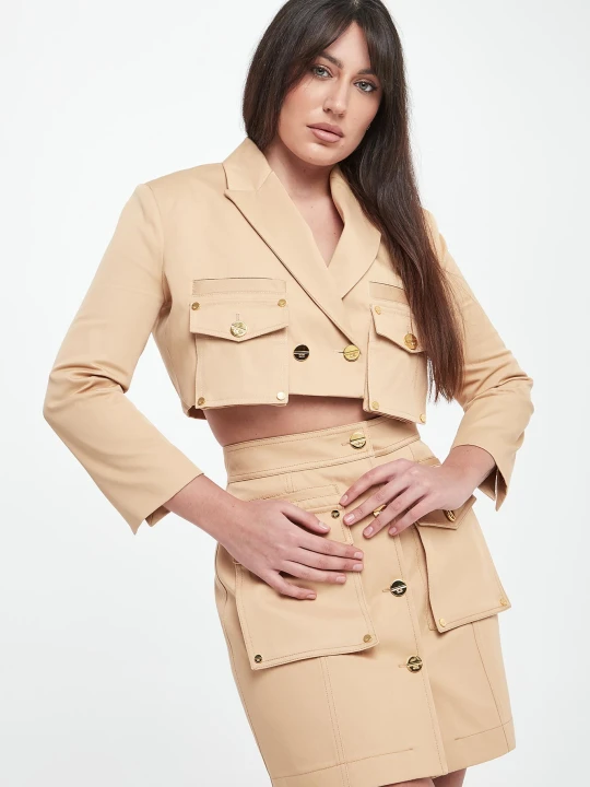 Zdjęcie produktu Marynarka damska cropped ELISABETTA FRANCHI
