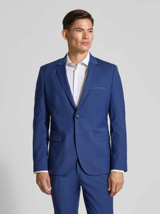Zdjęcie produktu Marynarka do garnituru o kroju slim fit z mieszanki wełny model ‘ARTI’ Hugo Królewski niebieski