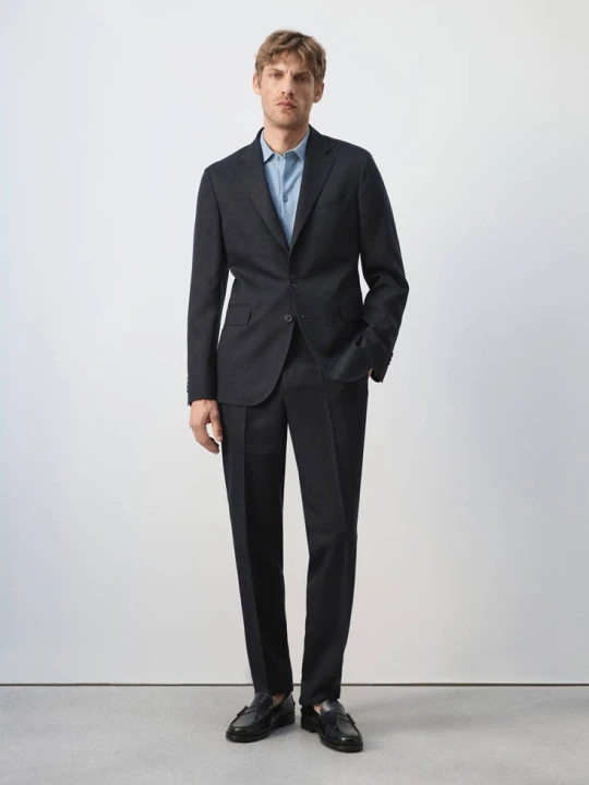 Zdjęcie produktu Marynarka garniturowa Amalfi slim fit granatowy - Mężczyzna - - MANGO MAN