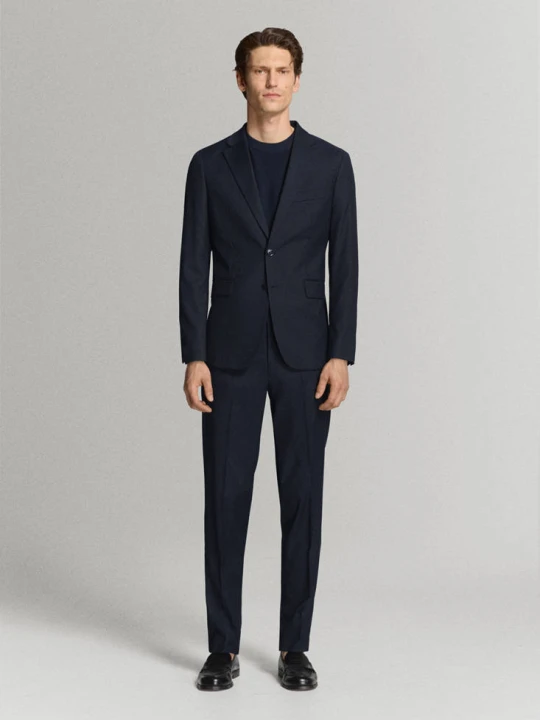 Zdjęcie produktu Marynarka garniturowa Milan slim fit granatowy - Mężczyzna - MANGO MAN