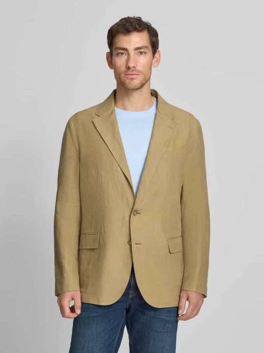 Zdjęcie produktu Marynarka garniturowa o kroju regular fit z czystego lnu Polo Ralph Lauren Beżowy