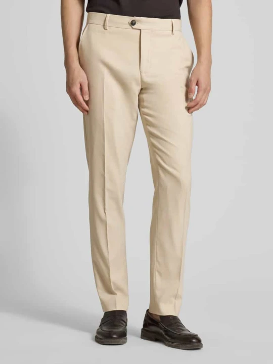 Zdjęcie produktu Marynarka garniturowa o kroju slim fit z dodatkiem wełny Model 'SLIM-NEIL' Selected Złamany biały
