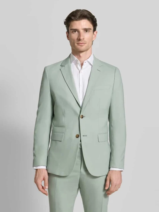 Zdjęcie produktu Marynarka garniturowa o kroju slim fit z dodatkiem wełny Model 'SLIM-NEIL' Selected Miętowy