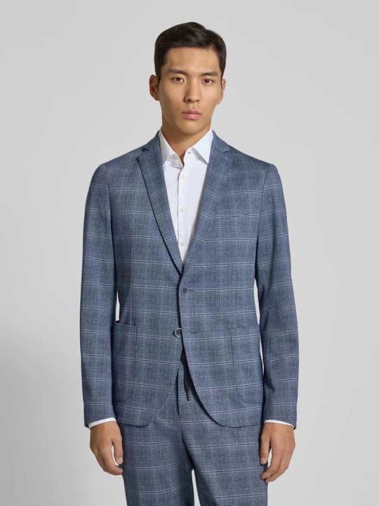 Zdjęcie produktu Marynarka garniturowa o kroju slim fit z dodatkiem wiskozy s.Oliver Ciemnoniebieski