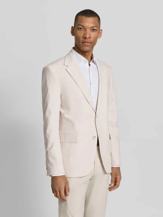 Zdjęcie produktu Marynarka garniturowa o kroju slim fit z kieszeniami z patką model 'AIDAN3' Strellson Złamany biały