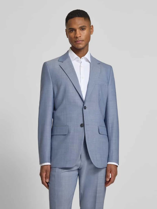 Zdjęcie produktu Marynarka garniturowa o kroju slim fit z mieszanki wełny Model 'THEO' Selected
